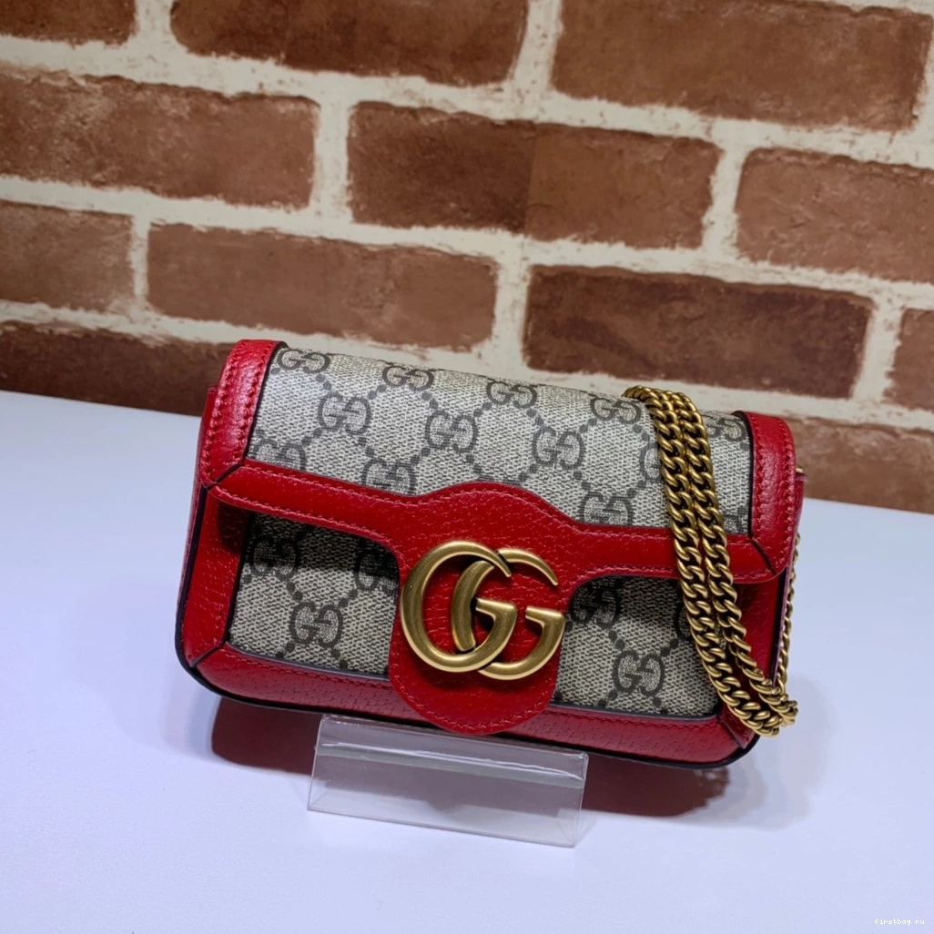belt GG bag-16.5*10*5cm Marmont Gucci 0815